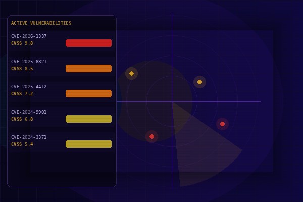 Threat & Vulnerability Monitoring — CVSS-prioritised scanning
